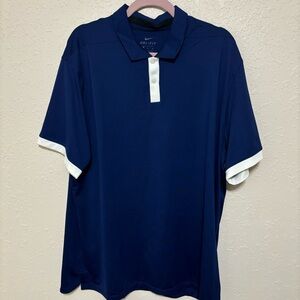 Men’s XL Nike Dri-Fit polo shirt navy blue